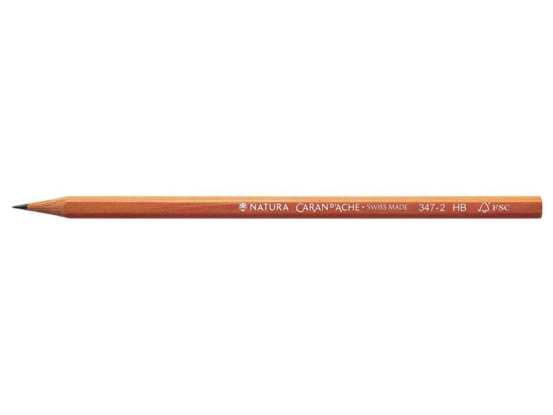 Caran d'Ache Bleistift Natura HB, 1 Stück Schulbleistift für den täglichen Gebrauch