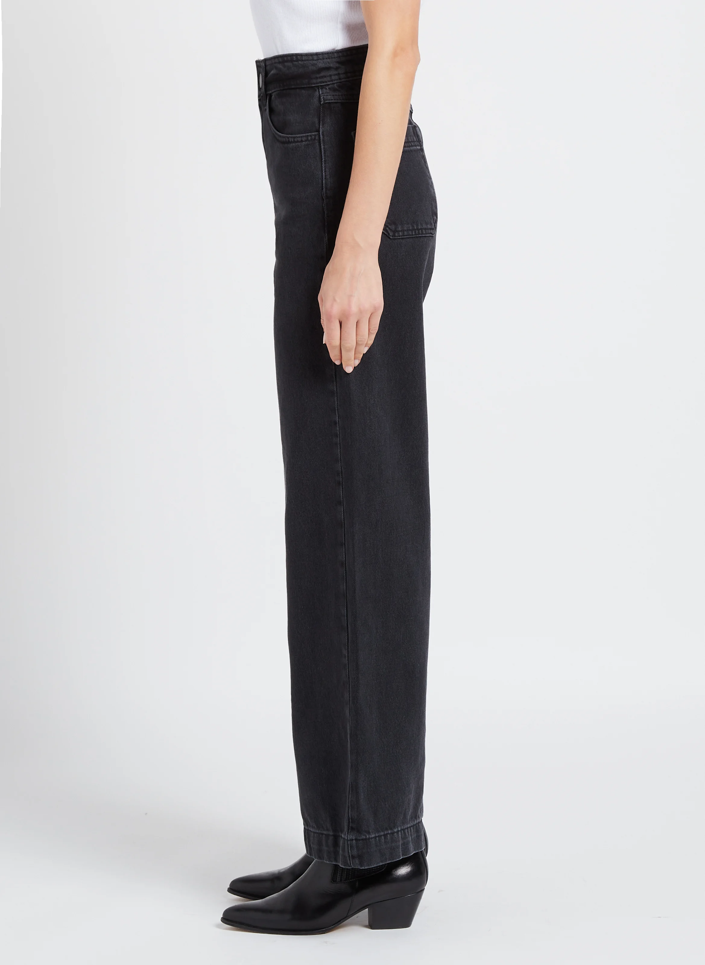 Jean baggy en coton | Noir
