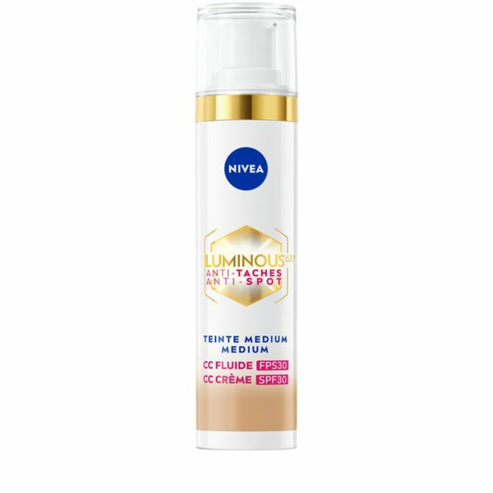 3x Nivea Luminous630 CC Cream SPF 30 Medium40 ml