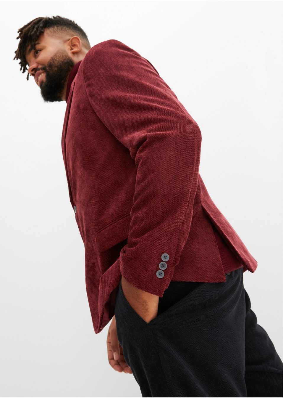 Blazer en velours côtelé