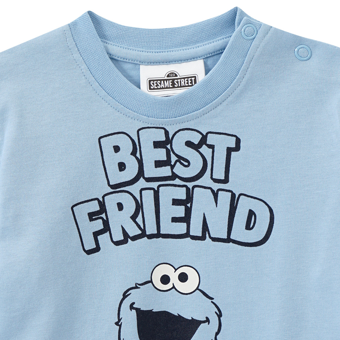 Topomini Sesamstraße T-Shirt mit Print hellblau