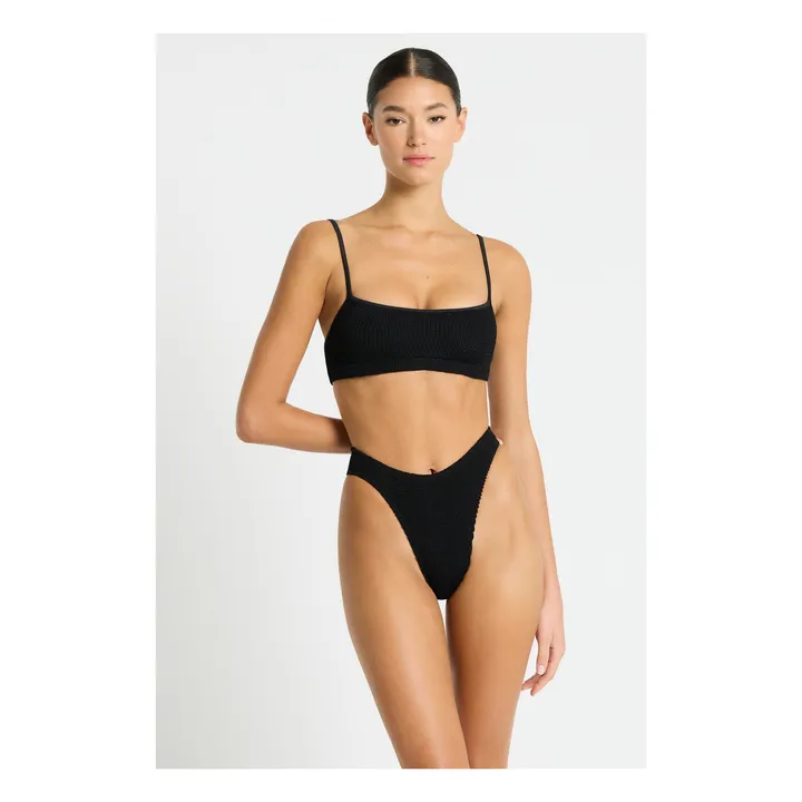 Bond-Eye Haut de Maillot Strap Saint | Noir
