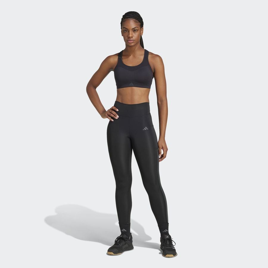 Adidas Legging long 3 bandes Optime