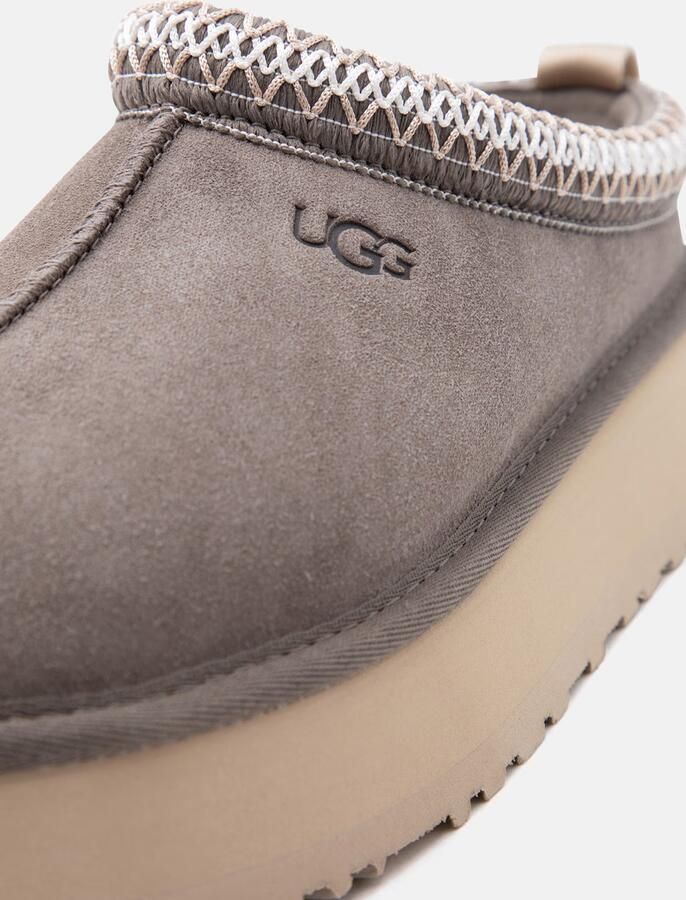 UGG Tazz II groenachtig bruin leren klompen