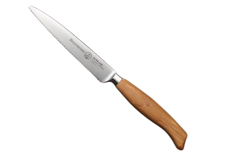 Tomatenmesser Oliva Luxe 13 cm, Nature/SilberMesser für Tomaten