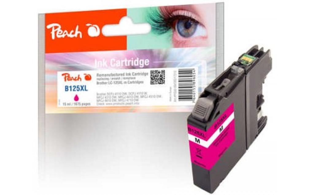 Tinte Brother LC-125/7 XL BK, C, M, YTintenpatrone, Magenta