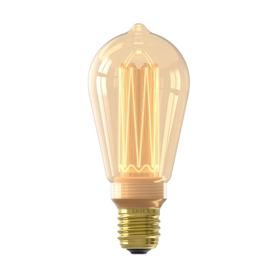 Led Rustiek 3.5W E27 Goud