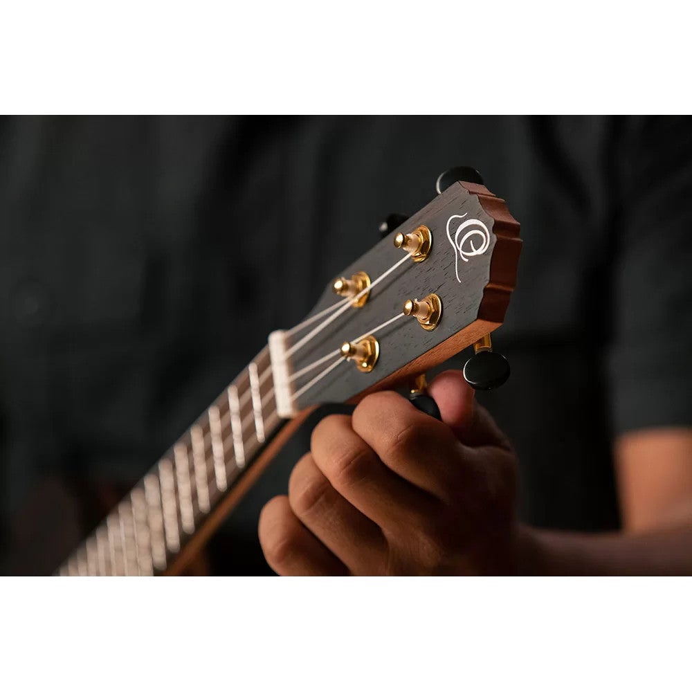 Ortega RUEB-TE Timber Series Natural tenor ukelele met gigbag