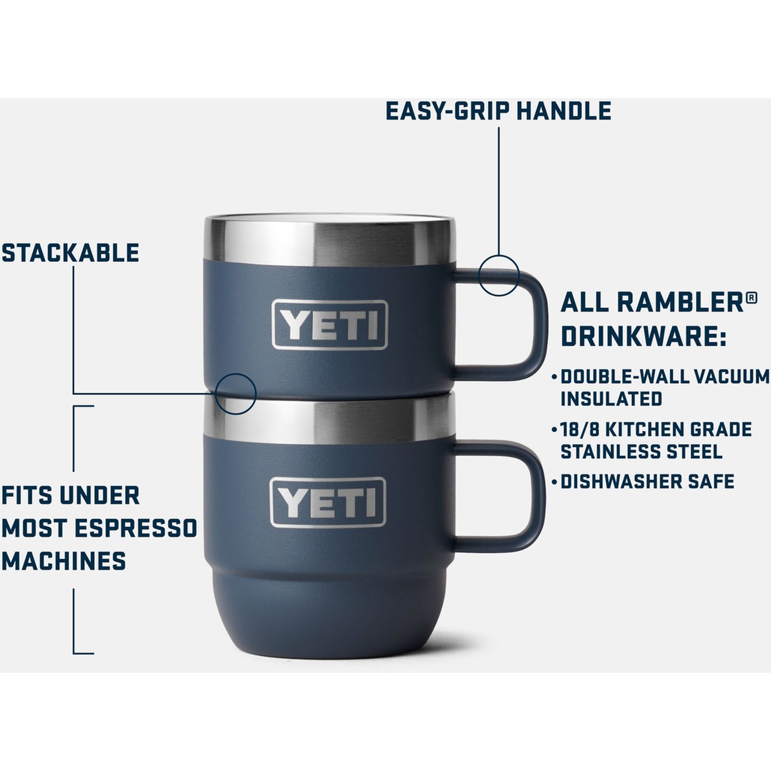 YETIESPRESSO 6OZ MUG 2 PK
