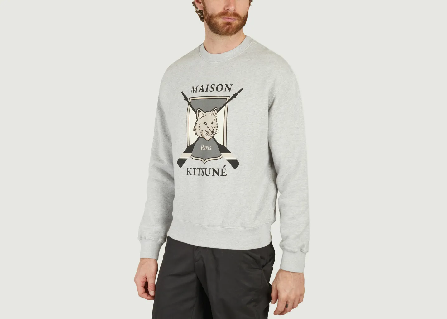 Sweat College Fox Printed Maison Kitsuné