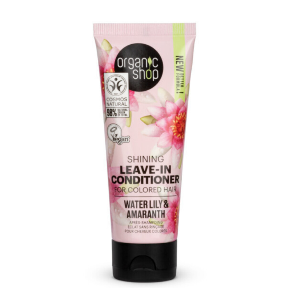 Organic Shop Shining Leave-In Conditioner Water Lily and Amaranth75 ml