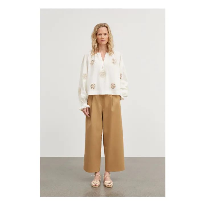 Skall Studio Blouse Loretta | Blanc