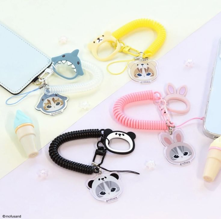 Gourmandise - mofusand Multi Coil mobiele telefoonriem