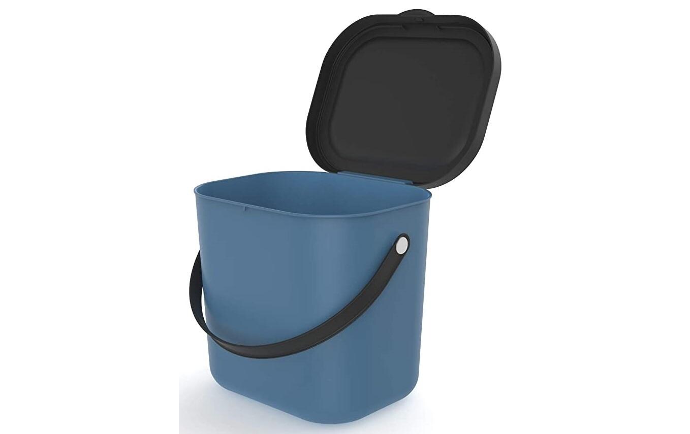 Recyclingbehälter Albula 6 l, Horizon BlauRecyclingsystem in der Farbe Anthrazit/Blau