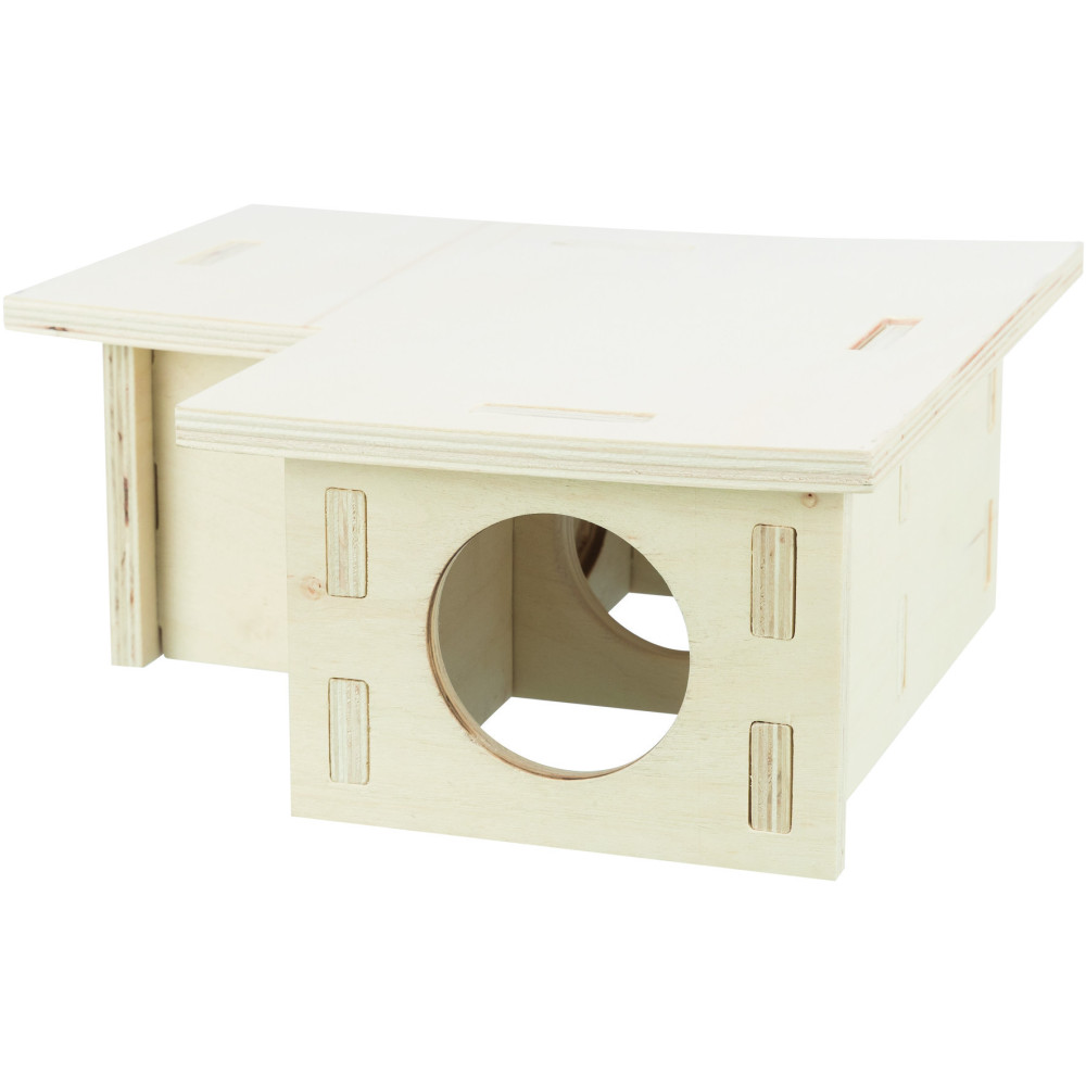 Maison emboitable 3 chambres 25 x 10 x 25 cm pour souris, hamsters