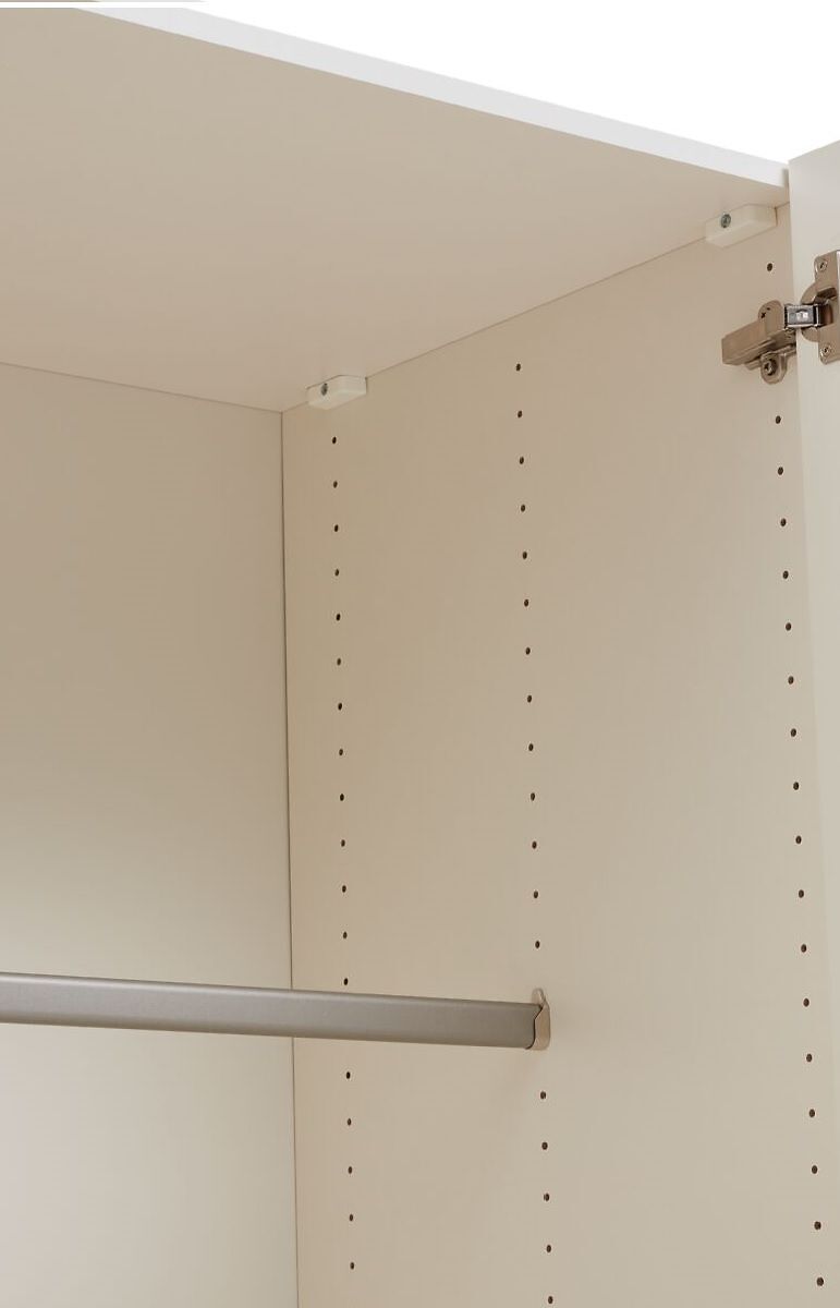 MODUL Drehtürenschrank - Weiss / B: 153.0 cm x T: 59.0 cm x H: 220.0 cm