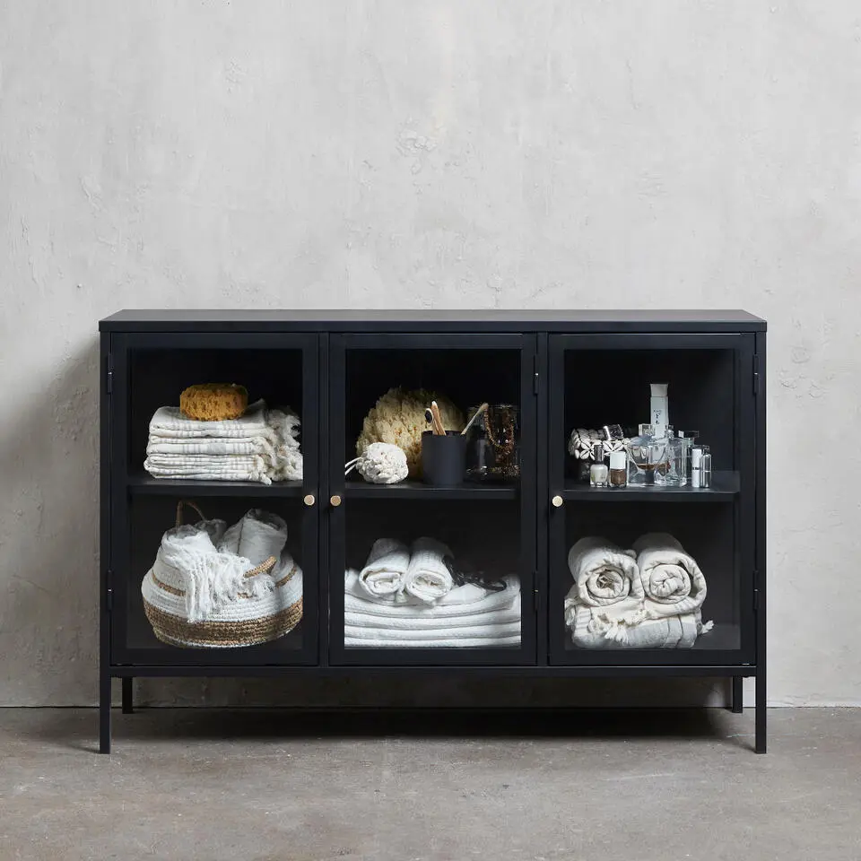 Nordic Home - Ragnar dressoir - 130 cm - zwart