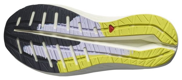Chaussures Running Salomon Aero Volt 2 Blanc Jaune Orange Femme