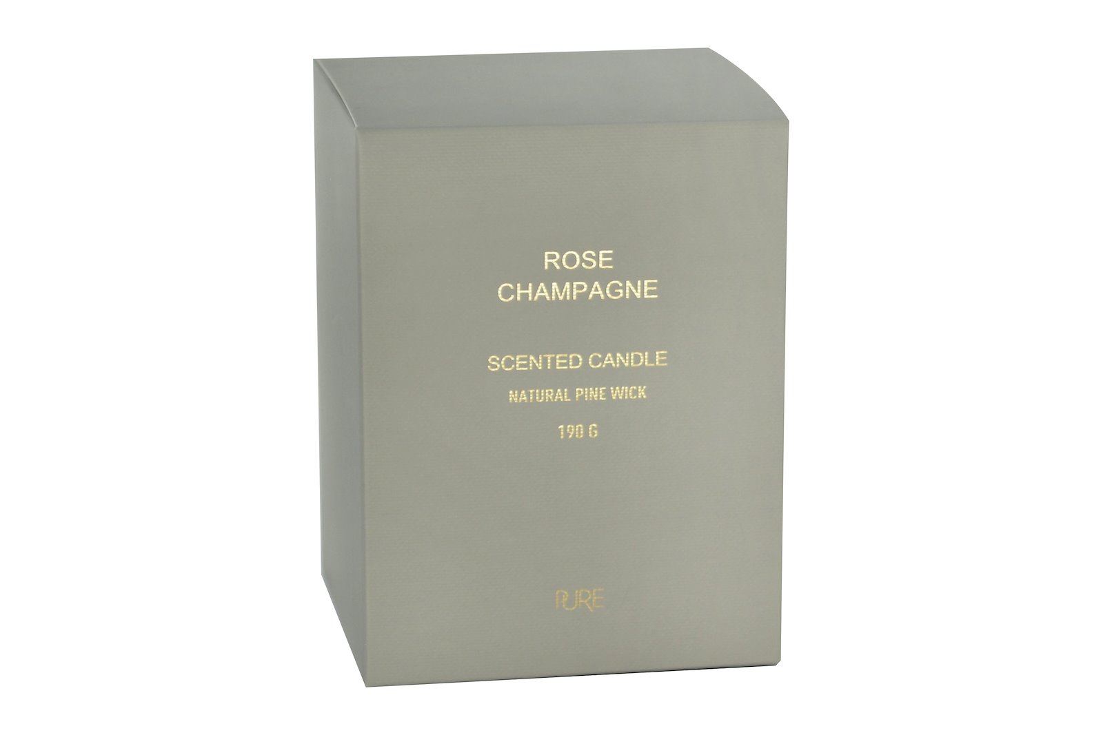 Rose Champagne duftlys Kobber Ø8 H10,5 cm, 190g. 40 timer brennetid.