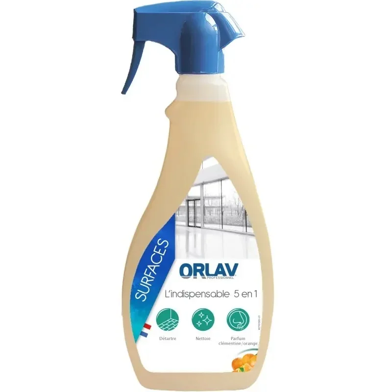 ORLAV - Spray multi-usages 5 en 1 - Parfum orange - 750ml