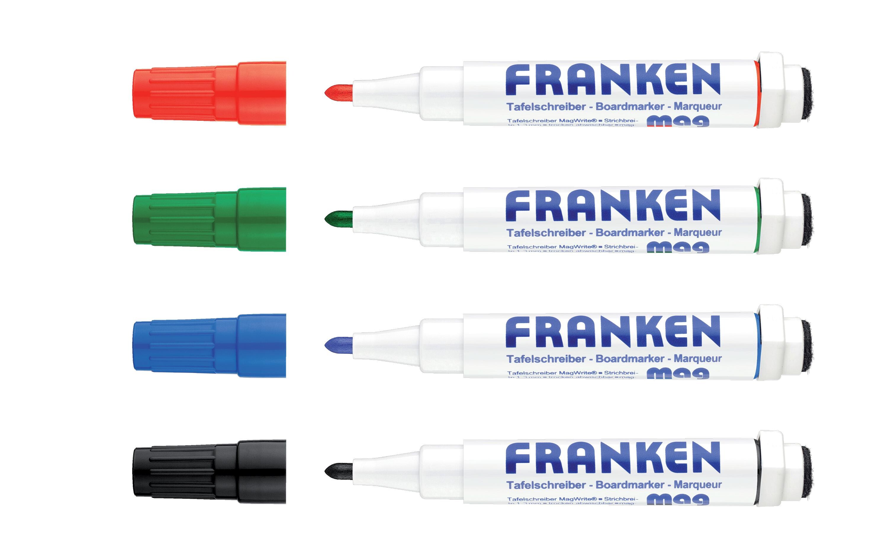 Whiteboard-Marker Mag Write 1- 3 mm, SortiertKombi-Marker mit Pigmenttinte