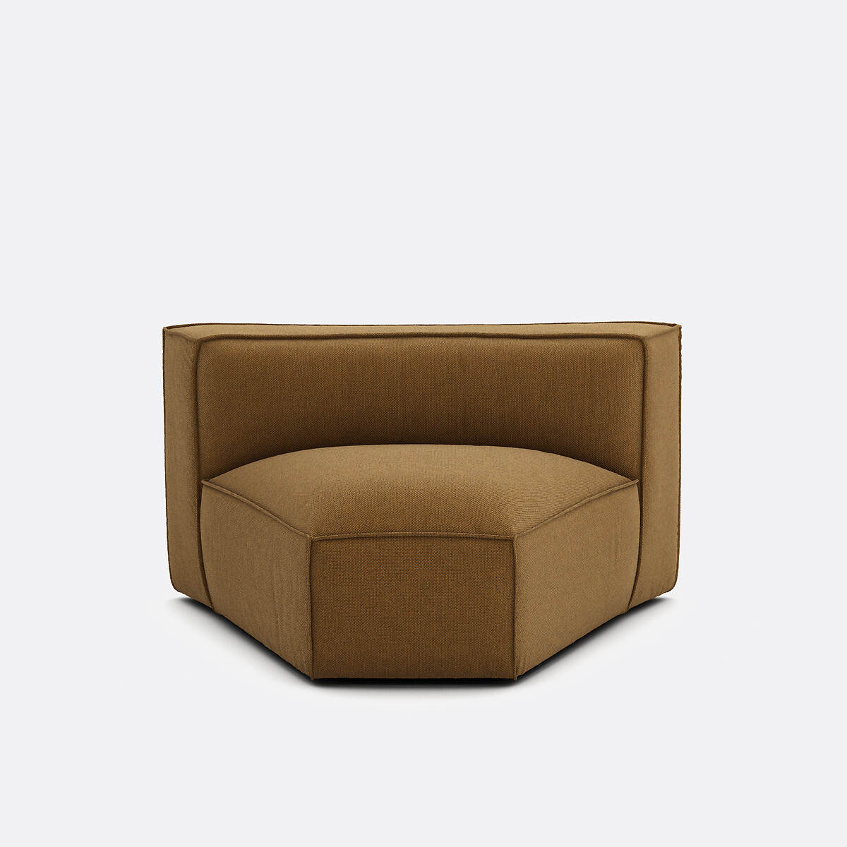 LA REDOUTE INTERIEURS<br>Canto aberto modular, tecido texturizado, Seven
