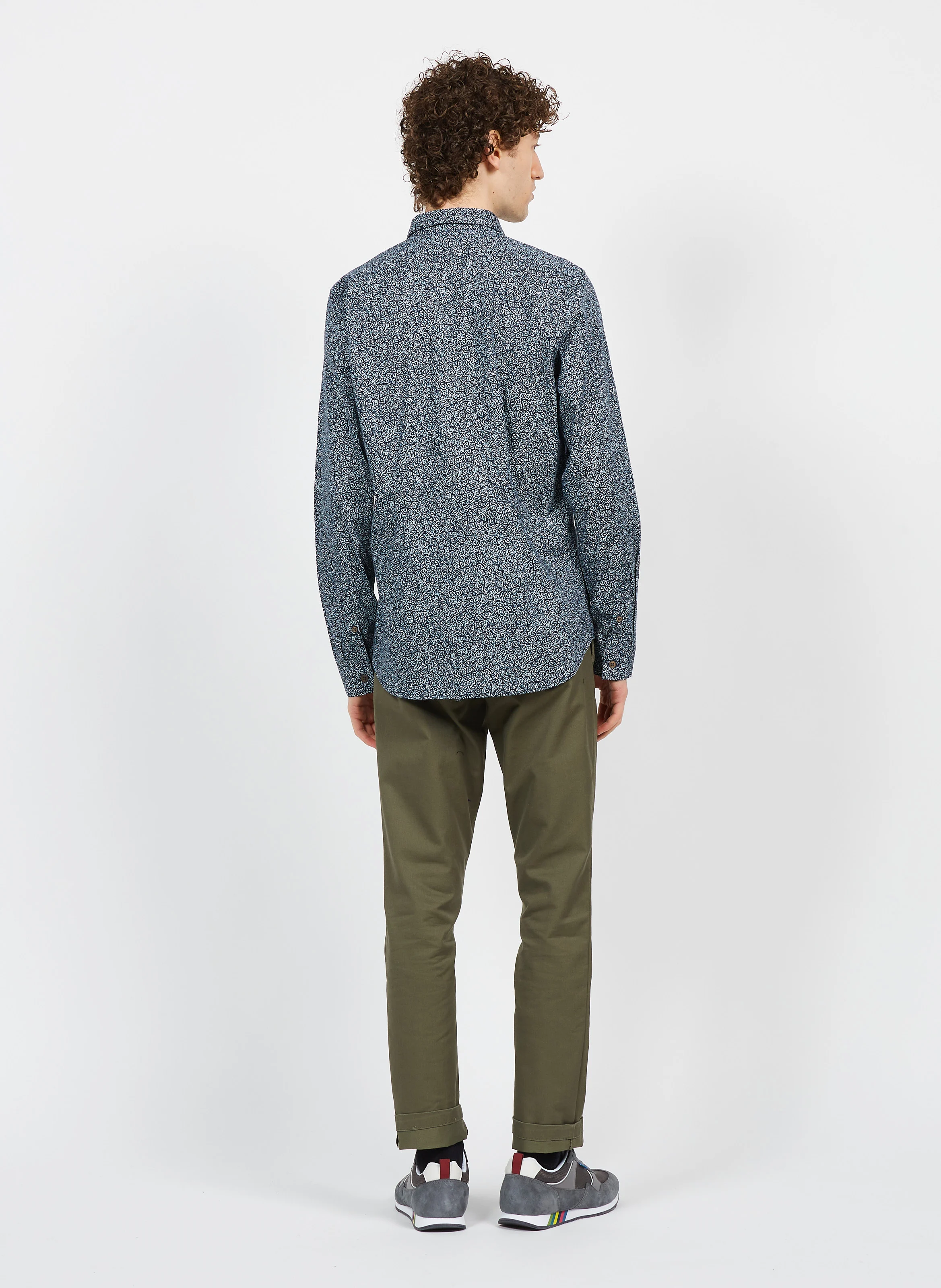 Baskets basses en cuir| Gris