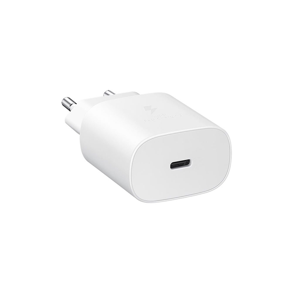 (25W) USB C Super Fast Charging Schnell Ladegerät Power Delivery 3.0 (EP-TA800NWEGEU) - Weiss