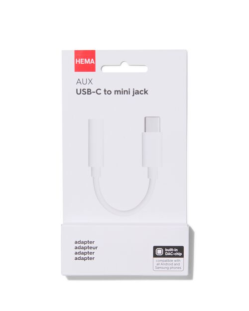 adaptateur USB-C vers jack 3,5 mm