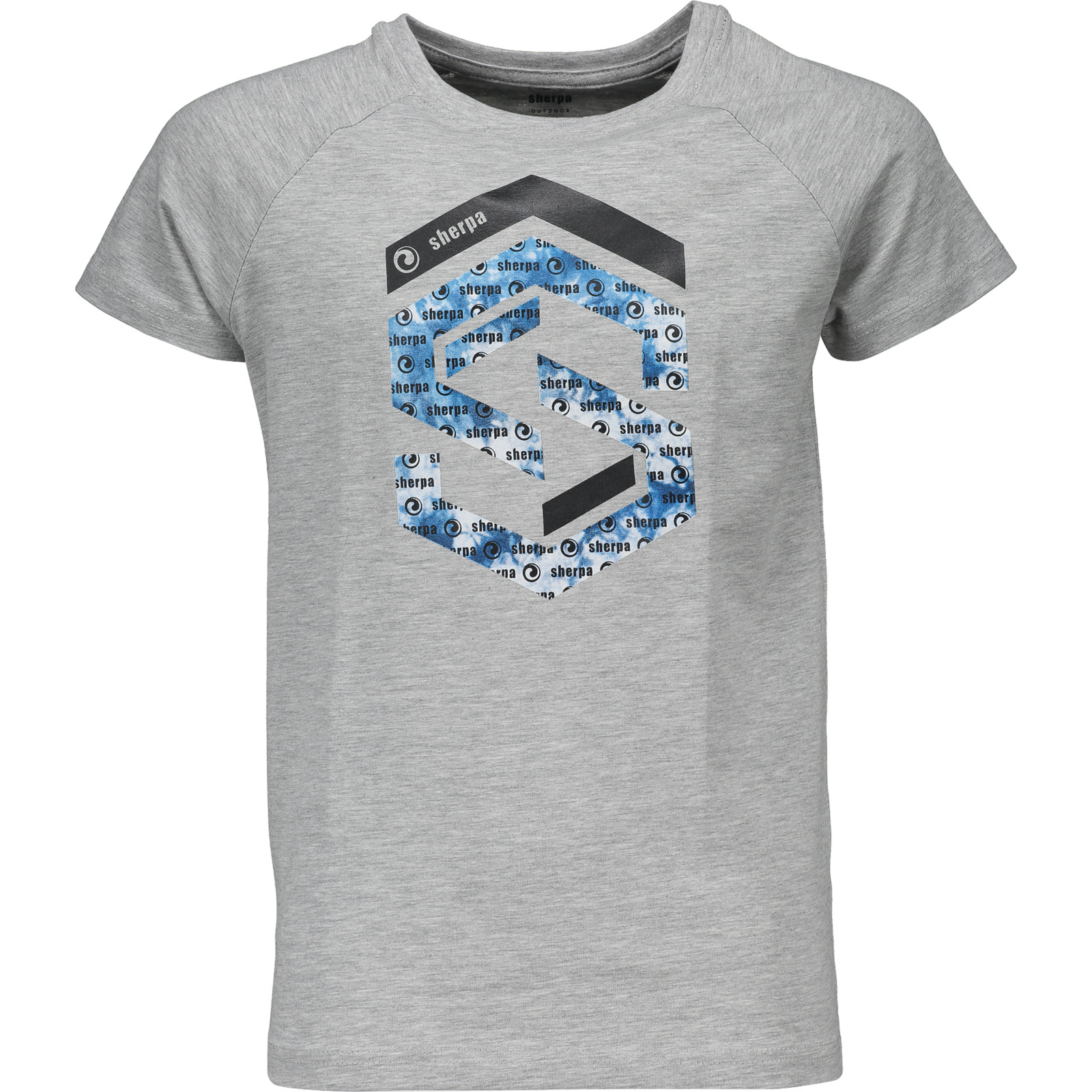 Sherpa Kinder-T-Shirt Rapti grau