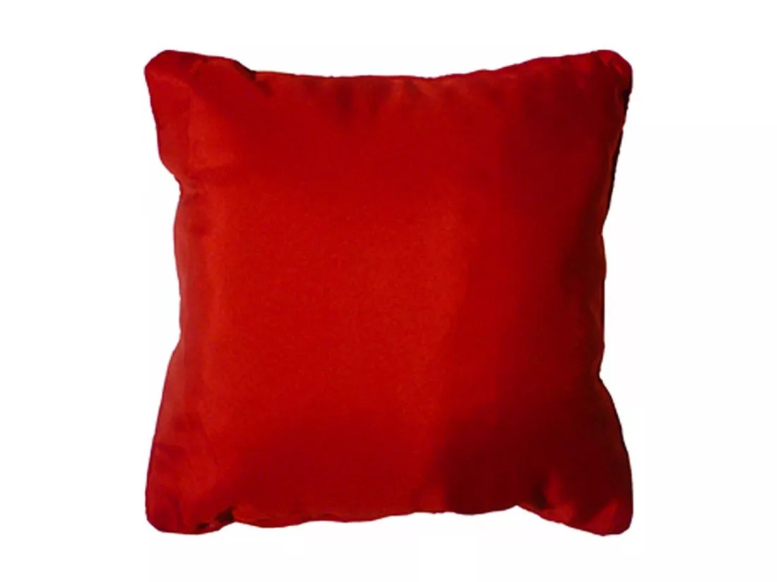Coussin finition Passepoil - 60 x 60 cm - Rouge