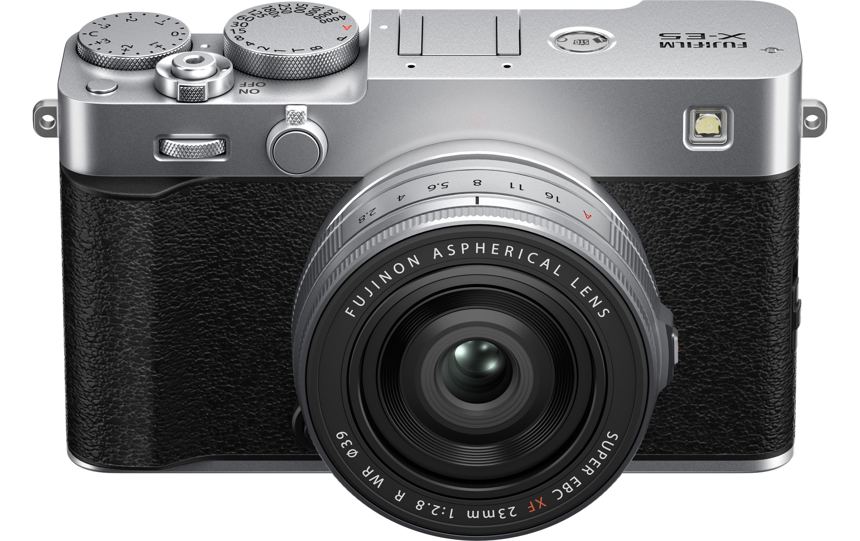 X-E5 XF 23mm F/2.8 Kit Silber<br>Spiegellose Digitalkamera mit einem leichten, kompakten Gehäuse mit Objektiv