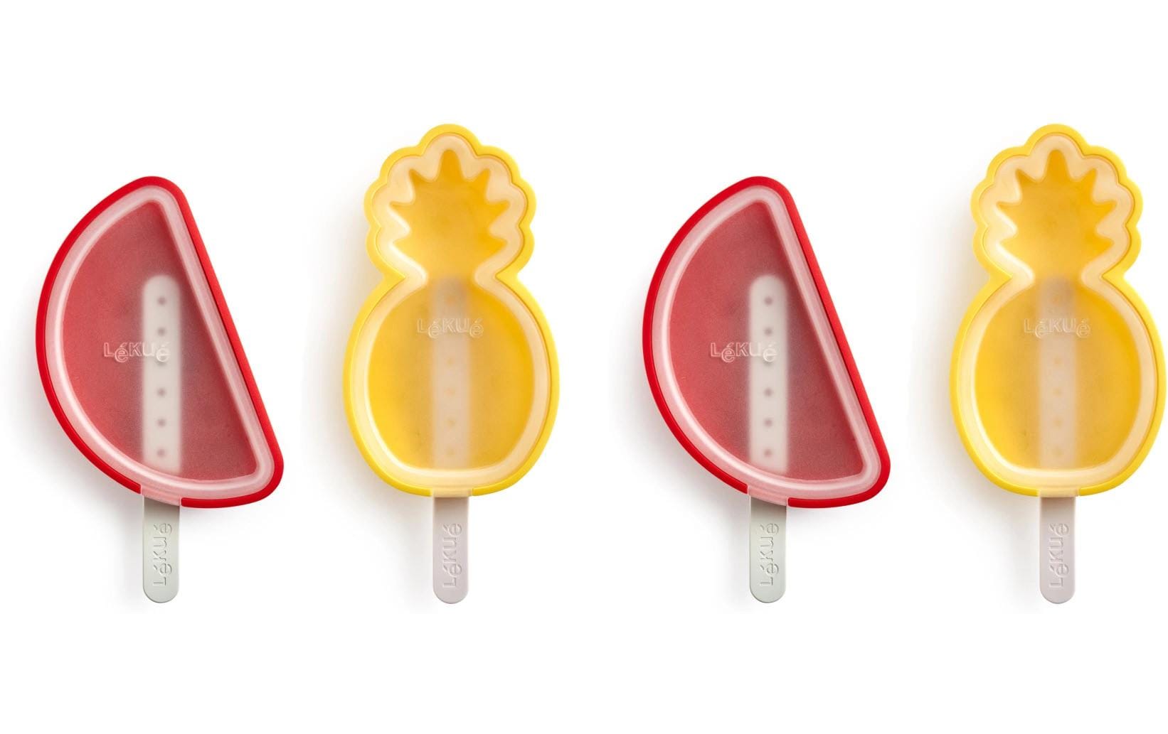 Glaceform Tropic, Silikon, 4er SetSet zur Herstellung von hausgemachtem Eis