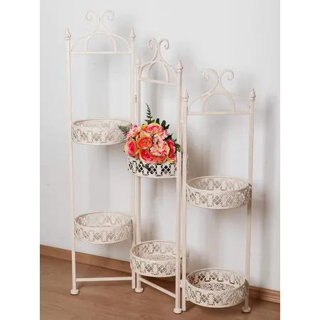 Formano Blumendeko 3tlg. Venezia creme