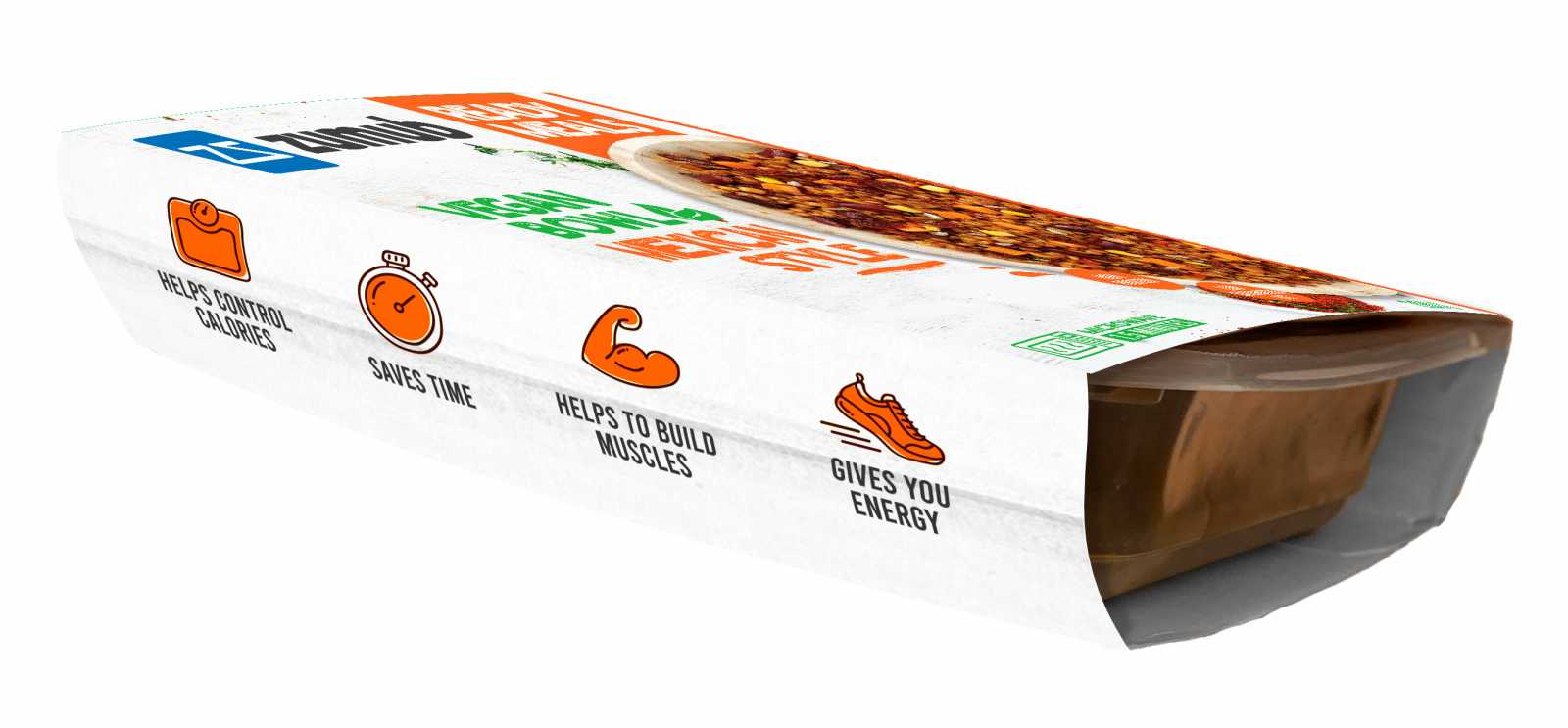 Refeição pronta Zumub Vegana Estilo Mexicano 280 g