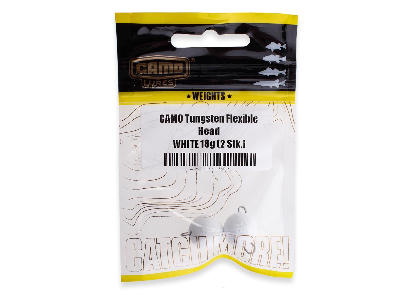 CAMO Tungsten Flexible Head - WHITE 24g (1 Stk.)