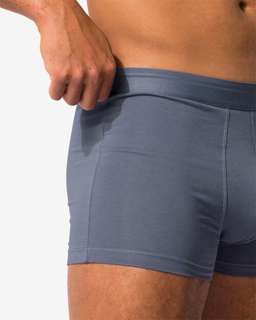 2 boxers homme modèle court real lasting bleu foncé