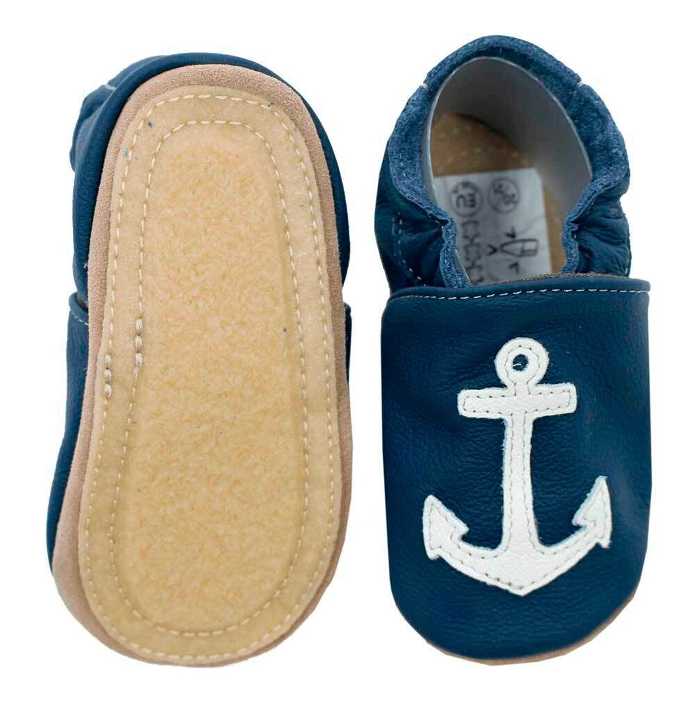HOBEA-Germany Kitaschuhe Anker blau
