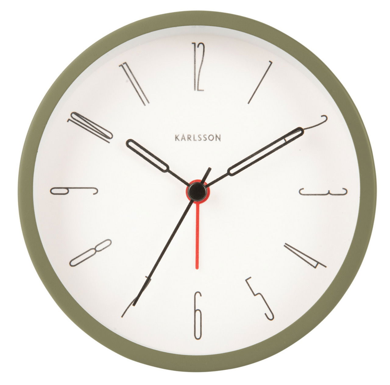 KARLSSON Alarm clock Belle Numbers iron