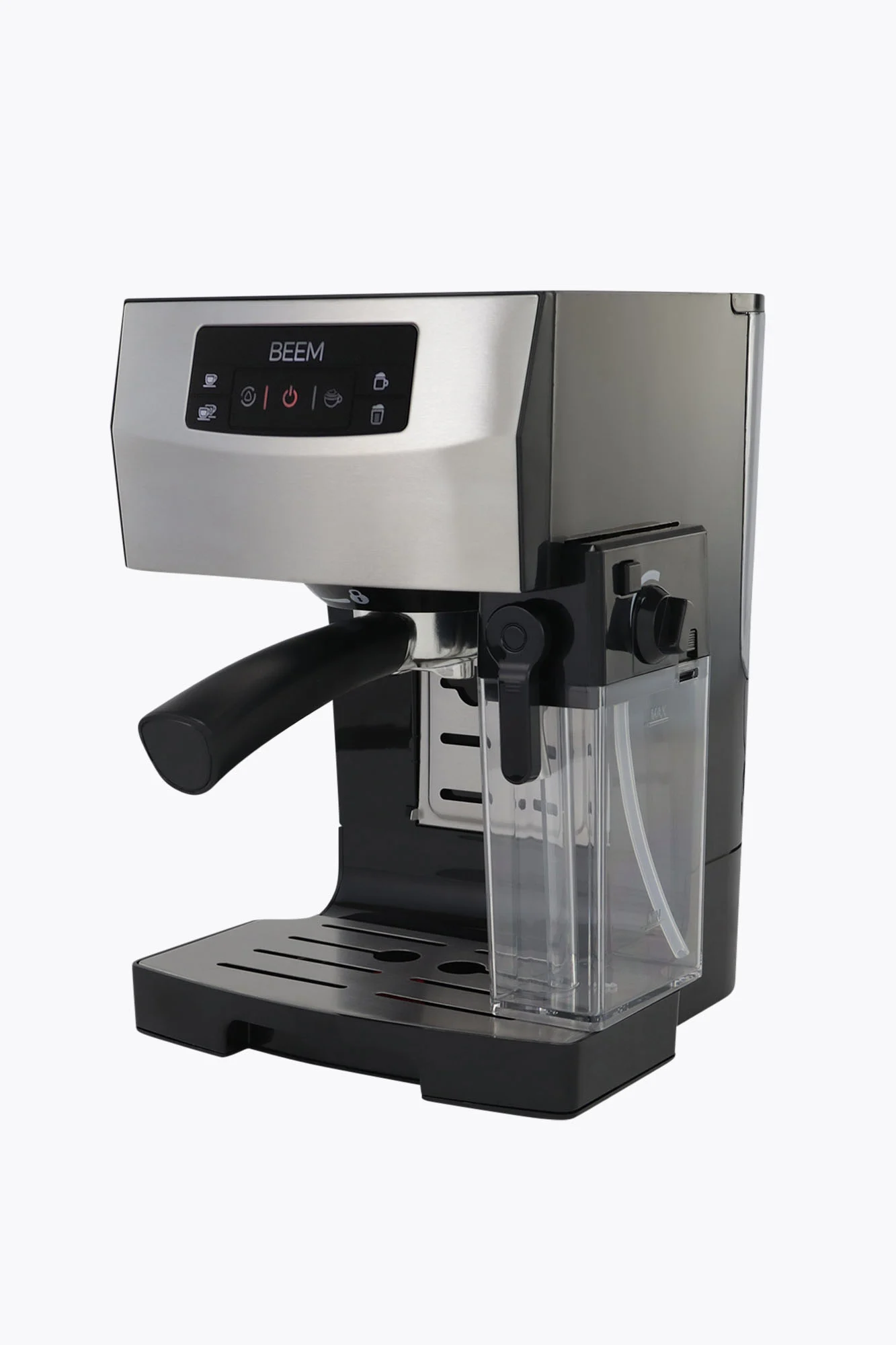BEEM Siebträgermaschine Espresso Classico II, Schwarz/Edelstahl