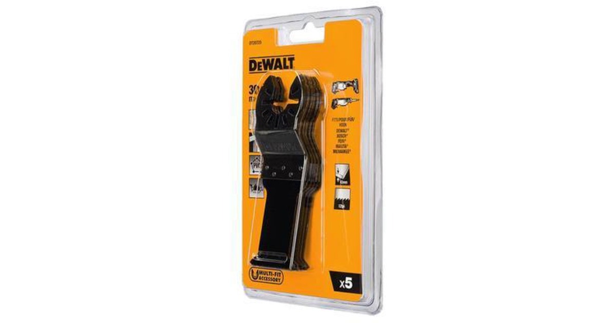 DEWALTZaagblad snel zagen voor hout DT20725-QZ  (5 stuks, 43x30mm)