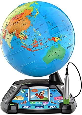 LeapFrog Interactieve kinderwereld, Smart Globe voor kinderen om geografie te leren terwijl ze plezier hebben, Pre School educatief speelgoed voor kinderen 5, 6, 7+ jaar ouderen