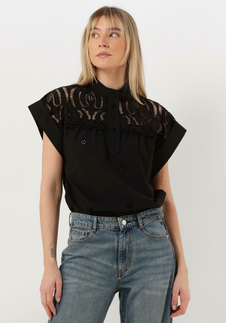 SUNCOO zwarte suncoo blouse lina