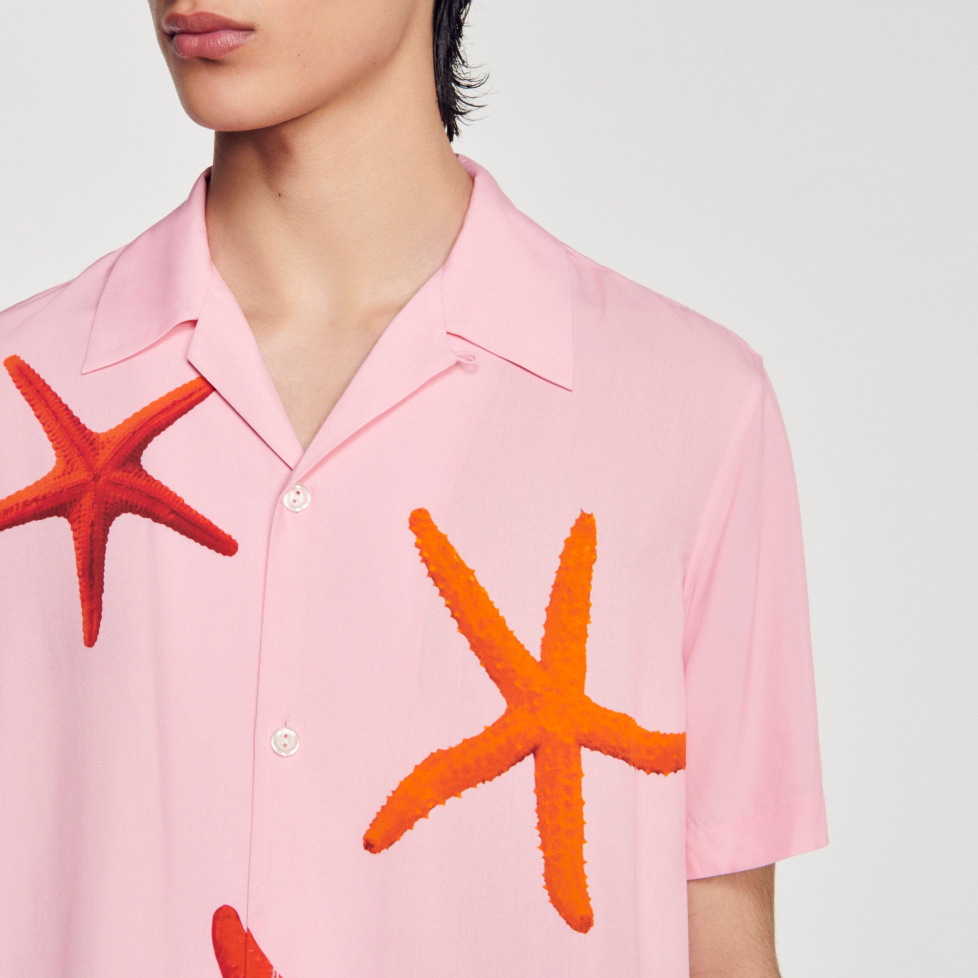 Chemise imprime etoiles de mer