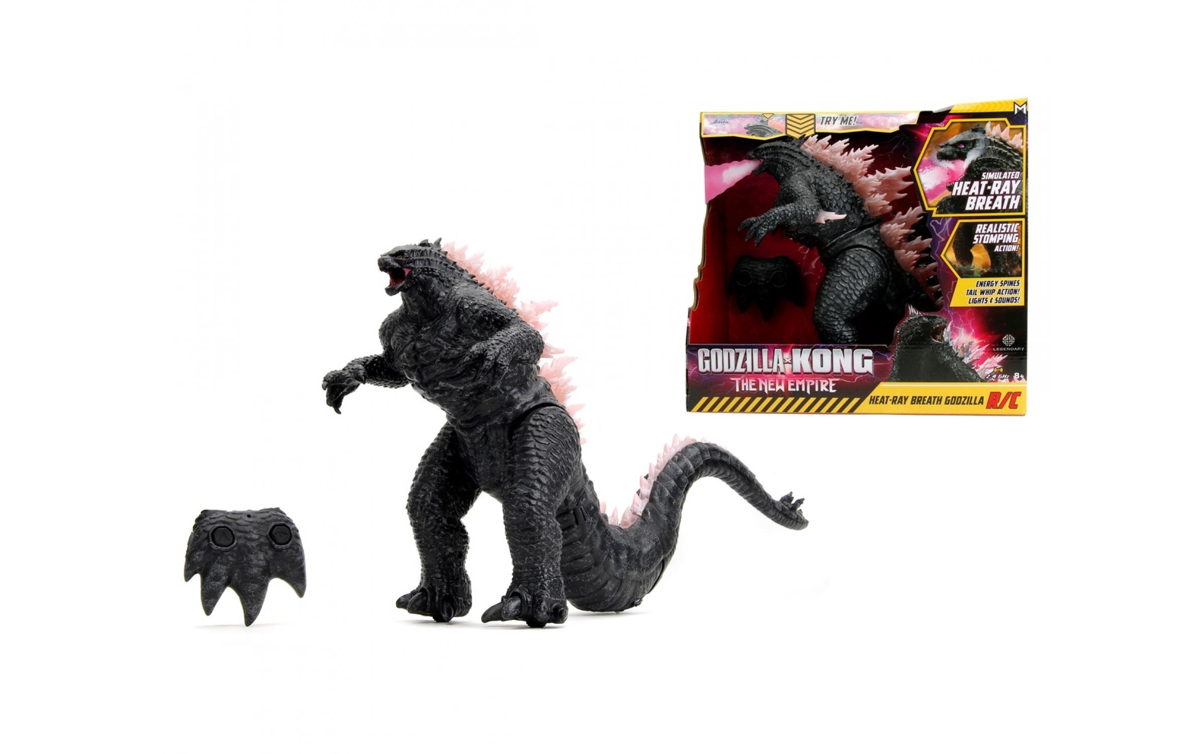 RC Godzilla Heat-Ray Breath 1:12Ferngesteuerte Actionfigur aus Godzilla x Kong: The New Empire
