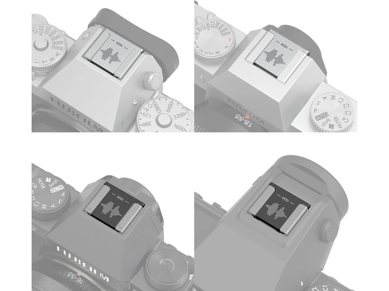 Smallrig Hot Shoe Abdeckung für FUJIFILM Kameras - Silber Abdeckung für den kalten Schuh