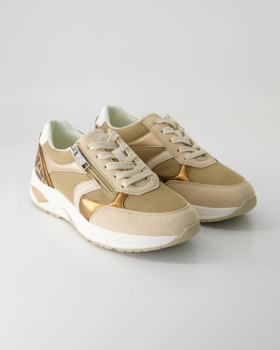 Waldläufer H-Jill Schnürschuhe in Beige