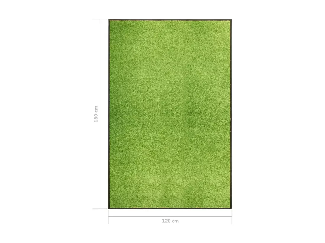 Paillasson lavable Vert 120x180 cm