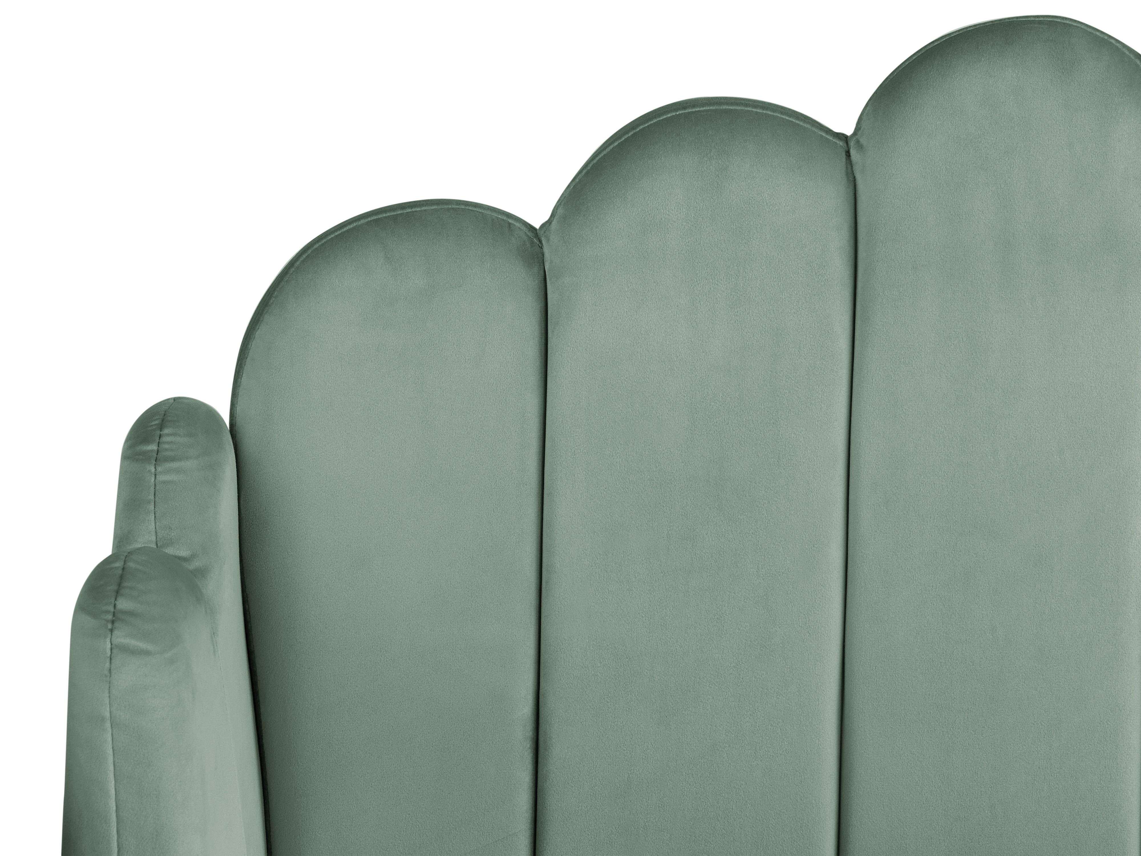 Bed Fluweel AMBILLOU 180 x 200 cm Groen