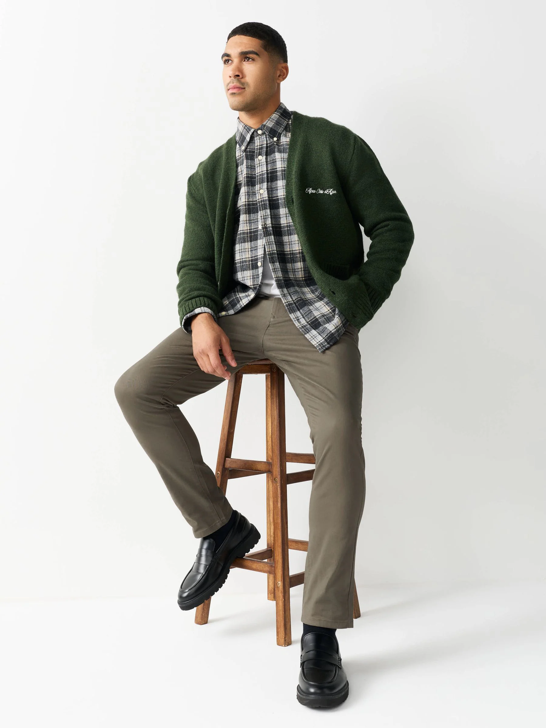 Lichtbruin - Strakke Pasvorm - Stretchy chino